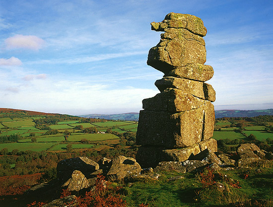 Dartmoor is littered with granite outcrops and panoramic views