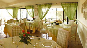 The Clubhouse restaurant - open lunchtime and evening.
