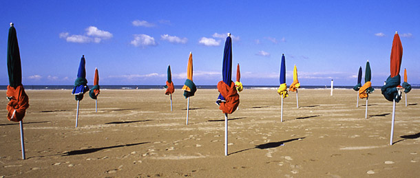 Deauville's famous parasols