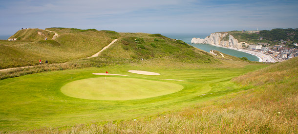 Etretat golf course Normandy