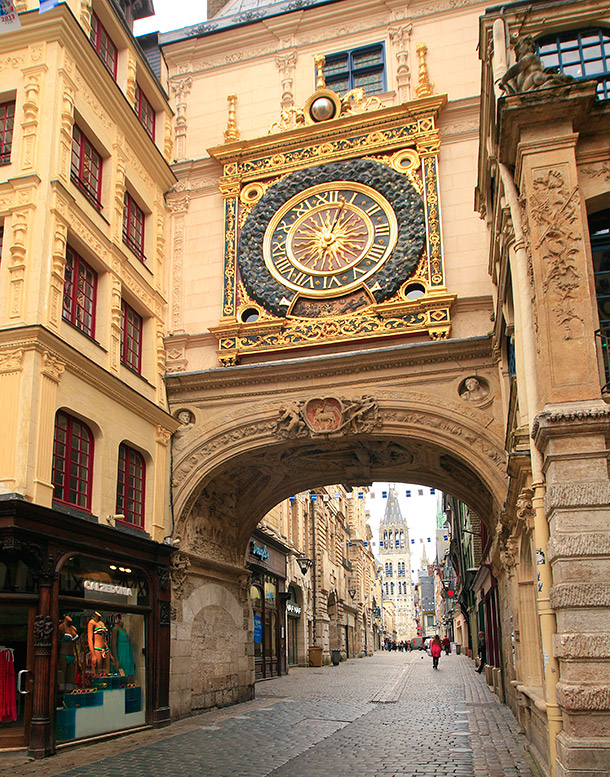 Rouen's impressive timepiece