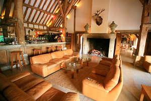 The clubhouse bar