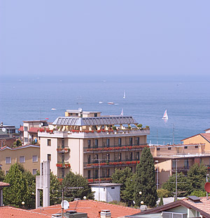 The Sole e Fiori with Lake Garda beyond