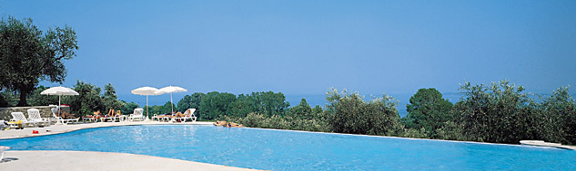 The magnificent pool and sundeck at Belvedere