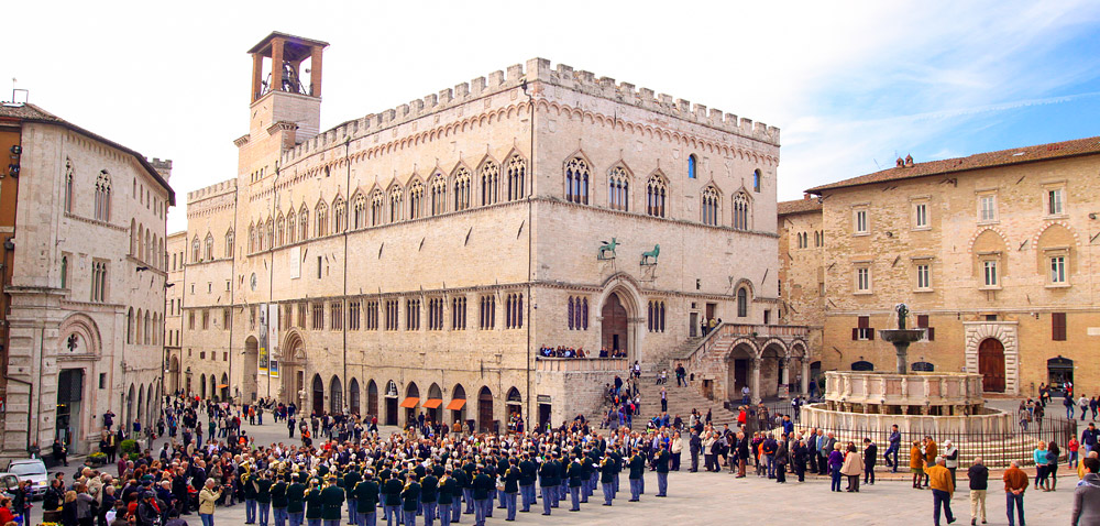 Perugia town square