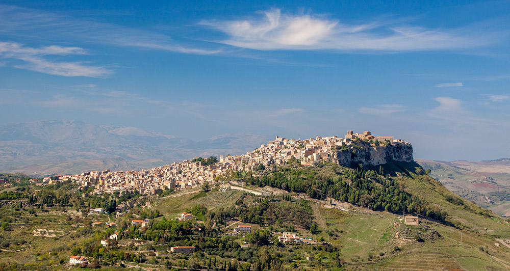 Hilltop town Sicily