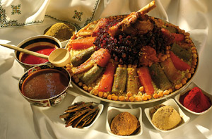 Couscous - a delicious Moroccan dish