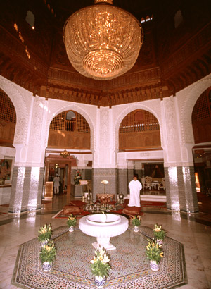 Palmeraie Golf Palace - The glittering lobby