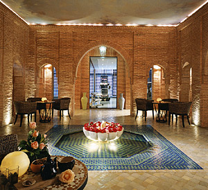 The Sofitel's Spa area