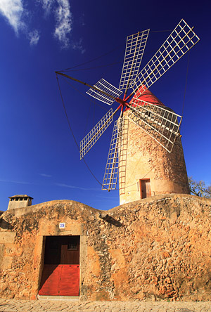 The ubiquitous Mallorcan windmill
