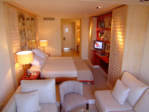 A standard bedroom