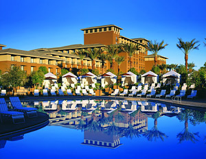 One of the hotel's pools