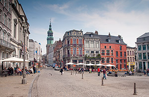 Mons town square