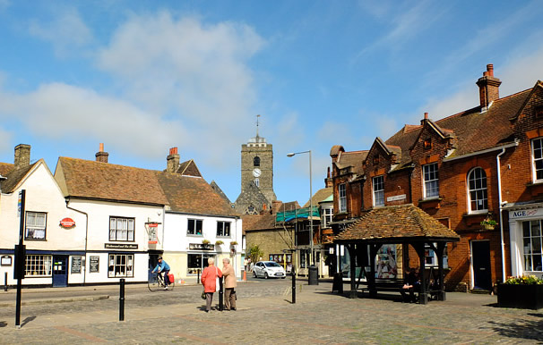 Sandwich church & town - Kent