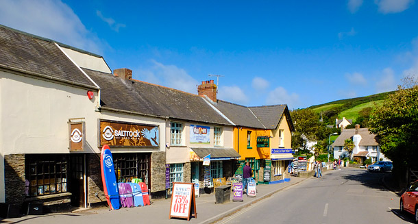 Croyde high street