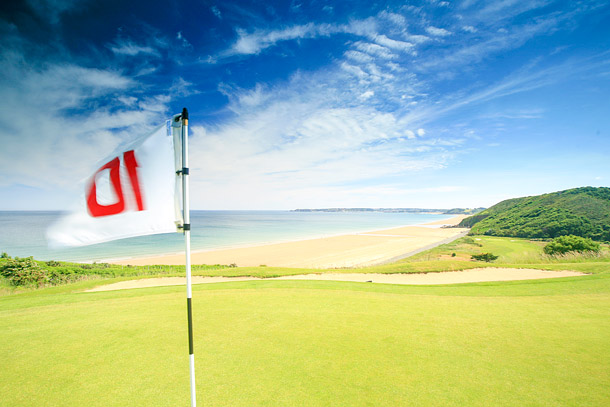 golf course in France