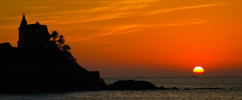 Dinard at sunset