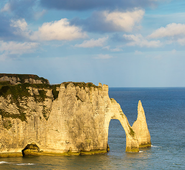 The cliffs of Etretat