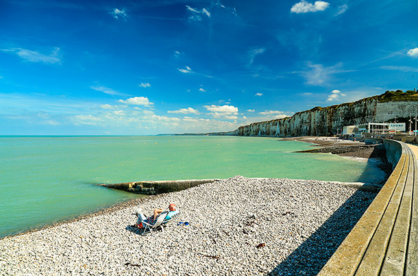 St Valery - the beach (and casino)