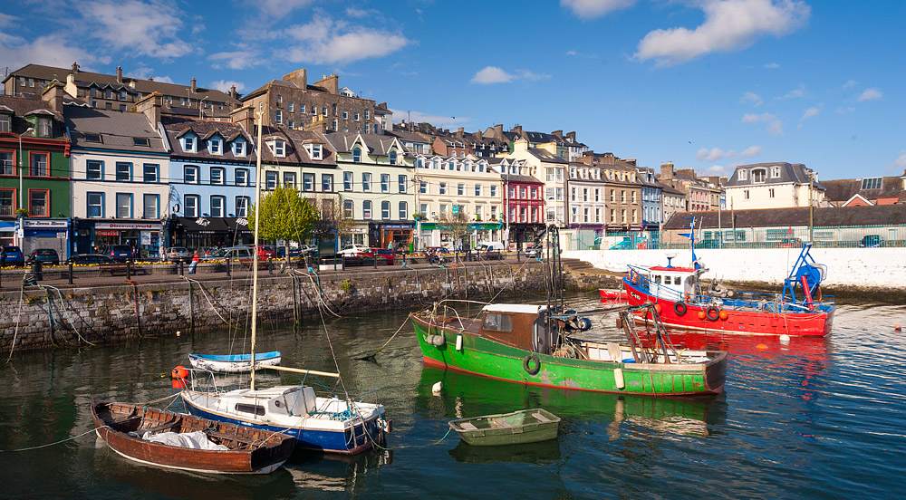 Fishing smacks in Cobh harbour