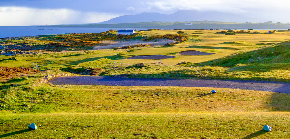 Ardglass golf course, sunset