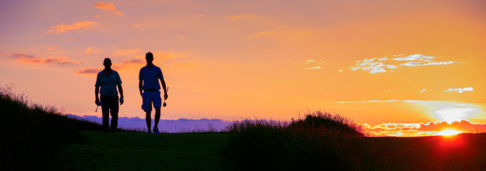 Golfers & Sunset Donegal GC