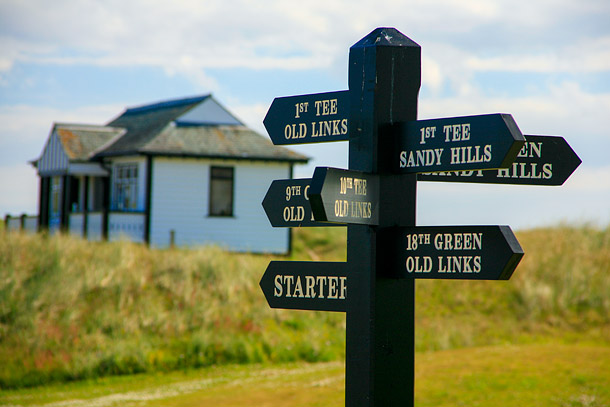Rosapenna Golf Club courses sign