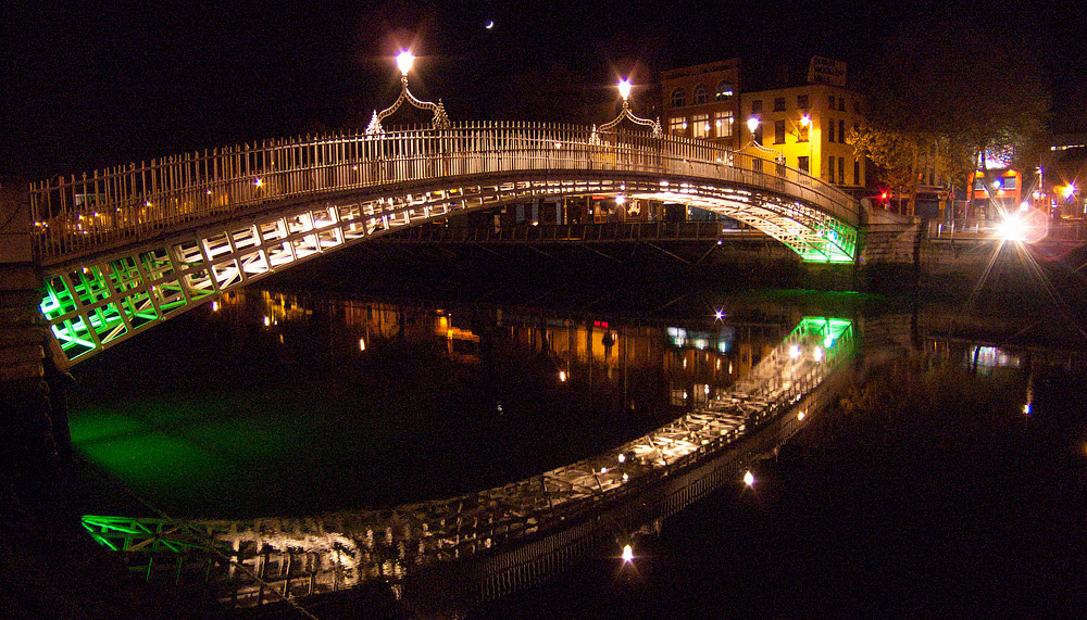 Dublin by night