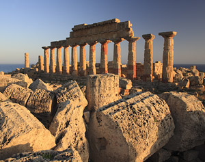 Greek temples at Selinunte