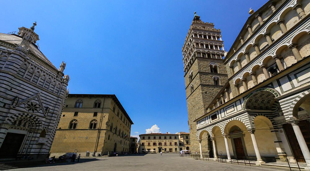 Pistoia piazza & churches