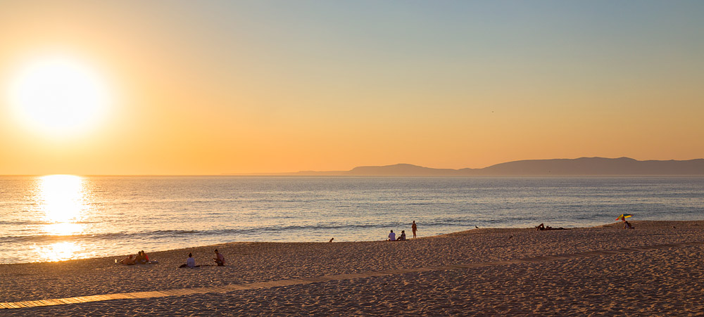 Sesimbra beach sunset