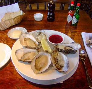 Ocean fresh oysters