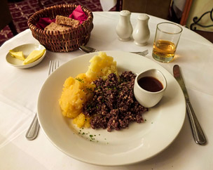 Haggis neaps tatties