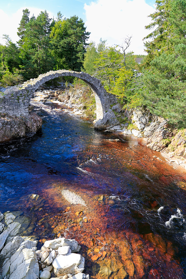 Scottish river & bridge