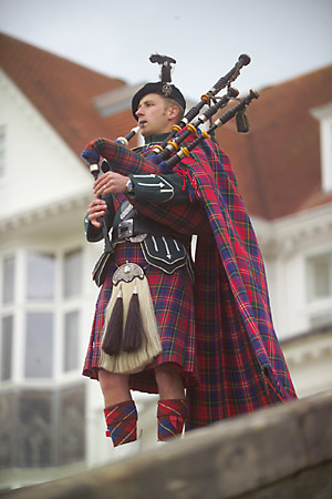 Scottish piper