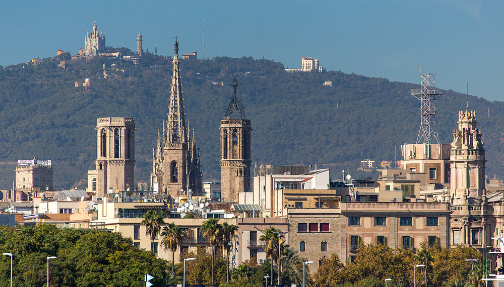 Barcelona skyline