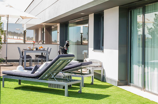 Seville hotel balcony