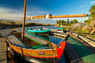 El Palmar river and boats - Valencia